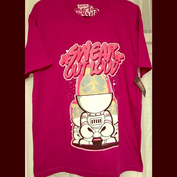 Astros Tee Shirt/ Swear Out Loud Apparel - Picture 2 of 7